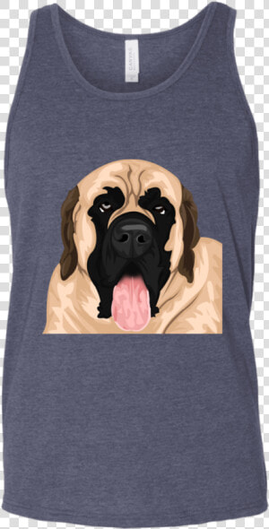 Mastiff Unisex Tank   Pug  HD Png Download