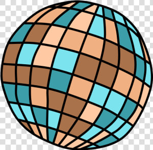 Disco Ball  Blue  Brown   Disco Ball Png Art  Transparent Png