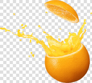 Orange Juice Splash Png   Splash Transparent Background Fruits Png  Png Download