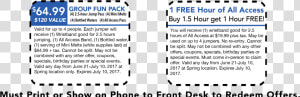 Urban Air San Antonio Coupons  HD Png Download