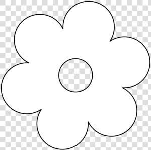 Flower Black And White Clip Art Flowers Clipart Pot   Flower Clipart Black And White  HD Png Download