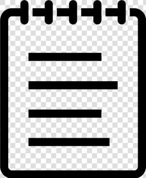 Ios Icon   Transparent Notepad Icon Png  Png Download