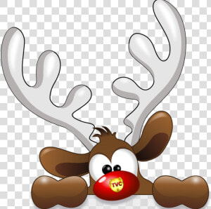 Rudolph Reindeer Santa Claus Christmas Clip Art   Christmas Reindeer Png  Transparent Png