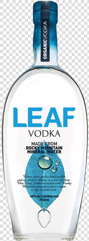 Leaf Rocky Mountain Mineral Vodka   Vodka  HD Png Download