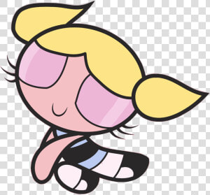  beautiful  pretty  bubbles  ppg  powerpuff  girls   Aesthetic Blonde Girl Cartoon  HD Png Download