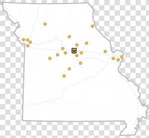 Missouri Map   Missouri Ava Wine  HD Png Download