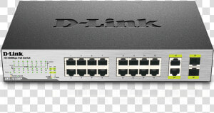 Des 1018mp 18 Port 10 100 Unmanaged Poe Switch With   Des 1018mp  HD Png Download