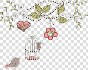 Birdcage Download Transparent Png Image   Gambar Sangkar Burung Kartun  Png Download