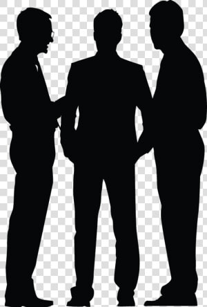 Business Meeting Silhouette   Business People Silhouette Png  Transparent Png