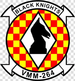 Usmc Vmm 264 Black Knights Sticker   Vmm 264 Rein  HD Png Download