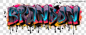 Graffiti Font   Bulky   Brandon Graffiti  HD Png Download