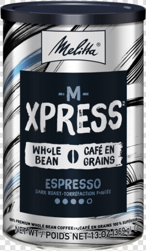 M xpress 13 Oz 368g Whole Bean   Melita Xpress Ground Coffee  HD Png Download