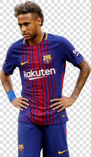 Neymar render   Neymar Barcelona 2017 18  HD Png Download