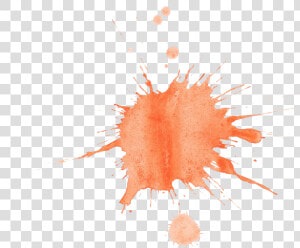 Transparent Watercolor Flamingo Clipart   Orange Watercolor Splash Bg Png  Png Download