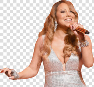 Transparent Girl Singing Png   Mariah Carey Beacon 2014  Png Download