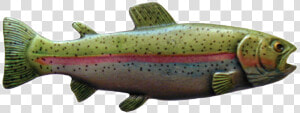 Rainbow Trout Knob Hand Tinted Antique Pewter Left   Coastal Cutthroat Trout  HD Png Download