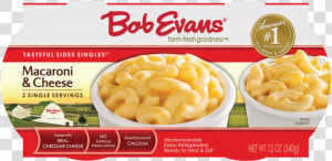 Bob Evans Macaroni And Cheese Two Singles   Bob Evans Mac And Cheese Cups  HD Png Download