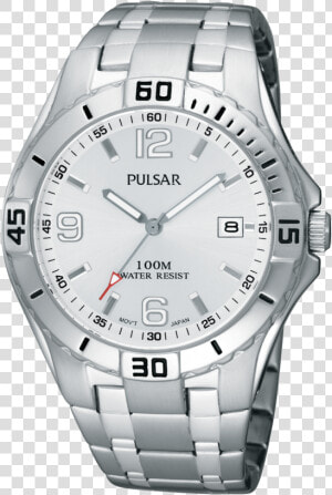 Pulsar Mens Pxh705   Mens Stainless Steel Pulsar Watches  HD Png Download