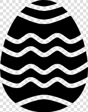 Paschal Egg Decorated Decoration Stripes Waves   Illustration  HD Png Download