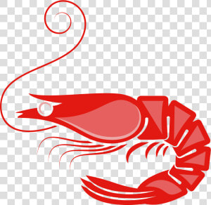 Seafood Caridea Lobster Crab Menu   Shrimp Logo Vector Free  HD Png Download