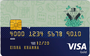 Monopoly Money Splash Credit And Debit Card Sticker   Visa Card  HD Png Download