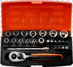 Bahco Socket Set 1 4   Bahco Sl24  HD Png Download