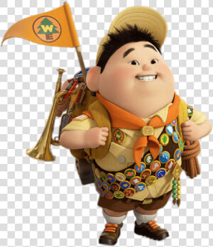 Russell In Full Uniform   Russell From Up Transparent  HD Png Download