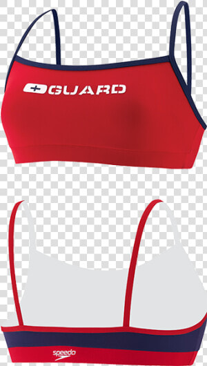 Speedo S Women S This Strap Lifeguard Swim Suit Top   Undergarment  HD Png Download