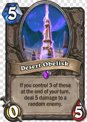 Desert Obelisk Hearthstone  HD Png Download