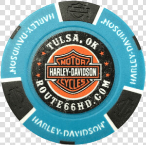 Route 66 Harley davidson® Throttle Poker Chip   Label  HD Png Download