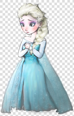 Queen Elsa As A Chibi Or Some Kinda By Wulcanis On   Illustration  HD Png Download