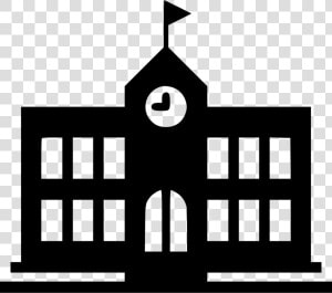 Building School Escuela Computer Icons   School Building Silhouette Png  Transparent Png