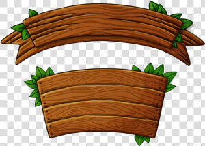 Clip Art Wooden Placas Setas E   Cartel De Madera Png  Transparent Png