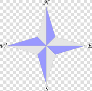 Compass Rose Clip Art Public Domain   4 Side Star Logo  HD Png Download