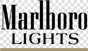 Marlboro Lights Gold Logo  HD Png Download