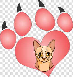 Cat Paw 169 Decal   Imagenes De Una Pata De Perro  HD Png Download