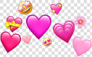  emoji  pinkemoji  pinkhearts  pinkheart  heart  hearts   Heart  HD Png Download