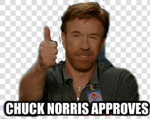  chucknorris  chucknorrisapproves   Photo Caption  HD Png Download