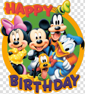 Happy Birthday Clipart Disney   Disney Character Happy Birthday  HD Png Download