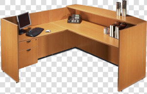 Transparent Front Desk Png   L Shape Office Tables  Png Download