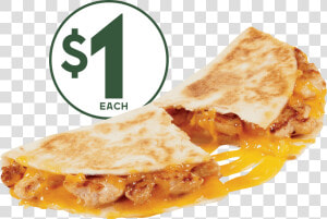 Transparent Quesadilla Png   Del Taco Chicken Quesadilla Snacker  Png Download