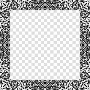 Picture Frame visual Arts square   Vintage Black Frame Png  Transparent Png