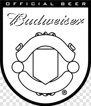 Budweiser Manchester United Logo Black And White   Dessin Logo Manchester United  HD Png Download