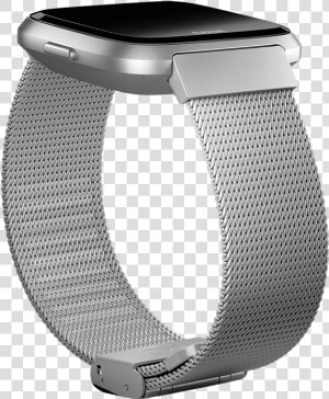 Fitbit Versa Metal Strap  HD Png Download