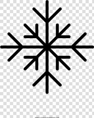 Floco De Neve Coloring Page   Snowflake Graphic  HD Png Download