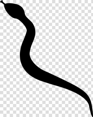 Snake Clipart Silhouette   Long Snake Silhouette  HD Png Download