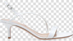 Gianvito Rossi White Manhattan Sandals  HD Png Download