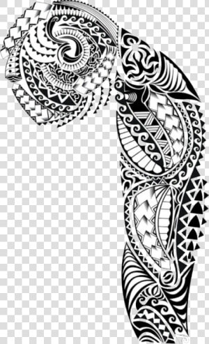 Chest Polynesian Tattoo Designs  HD Png Download