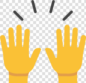 Celebration Emoji Png   Emoji Raising Hands  Transparent Png