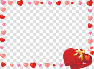 Valentine Frame Clip Art  Hearts  Candy  Chocolate   Marco San Valentin Png  Transparent Png